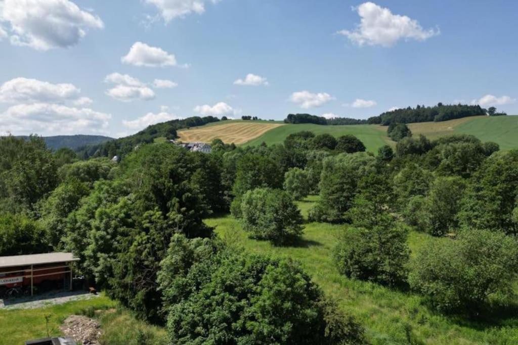 Ferienwohnung Fischer Mit E-Ladestation Direkt Am Haus Schwarzenberg (Saxony) Exterior foto